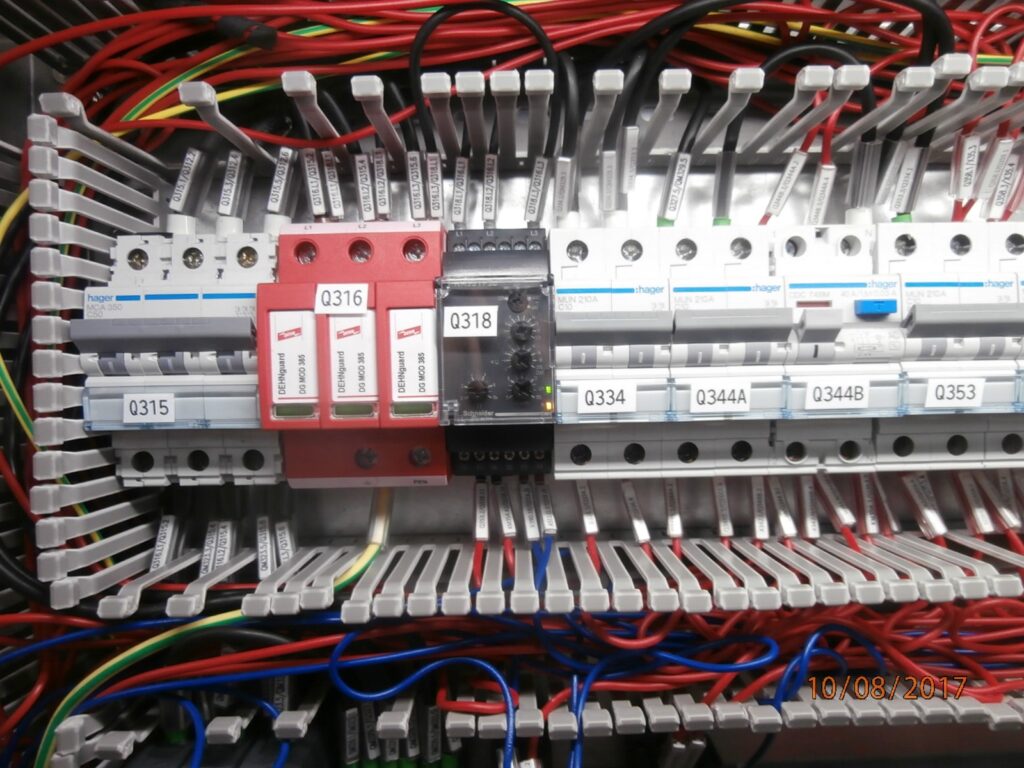cuadro cableado eléctrico